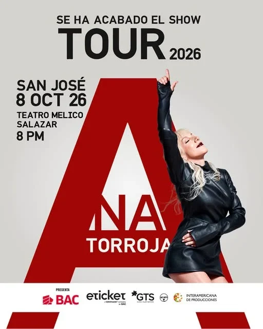 Concierto de Ana Torroja en el Teatro Popular Melico Salazar el 8 de octubre de 2026 a las 8 p.m.