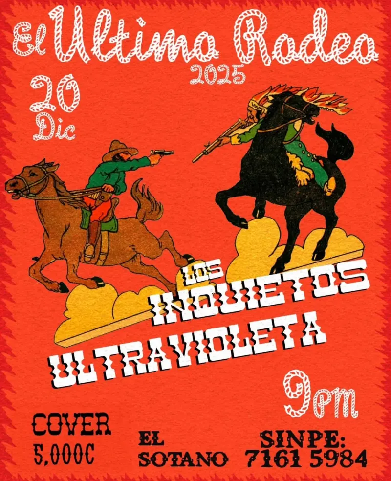 Que hacer hoy en Costa Rica: Los Inquietos presentan en vivo el debut de su sencillo “Me caes bien mal” junto a la banda Ultravioleta, en una noche de rock crudo para cerrar el año.