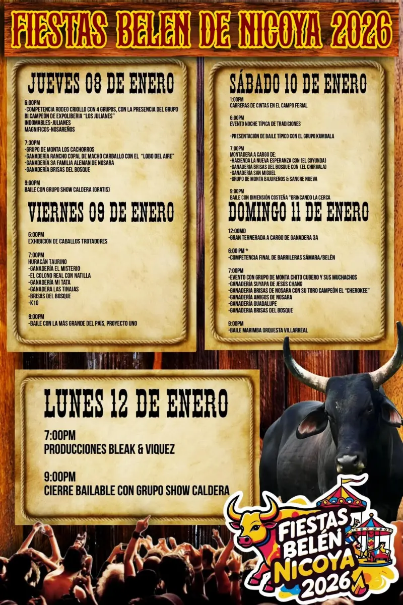 Tradicionales fiestas comunales con rodeos, exhibiciones de caballos y bailes públicos.