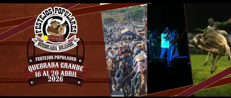 Que hacer hoy en Costa Rica: Tradicionales fiestas populares con monta de toros, música en vivo y actividades culturales.