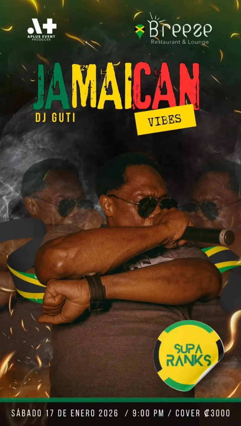 Que hacer hoy en Costa Rica: Noche de reggae y dancehall con Supa Ranks y DJ Guti en Breeze Restaurant & Lounge.