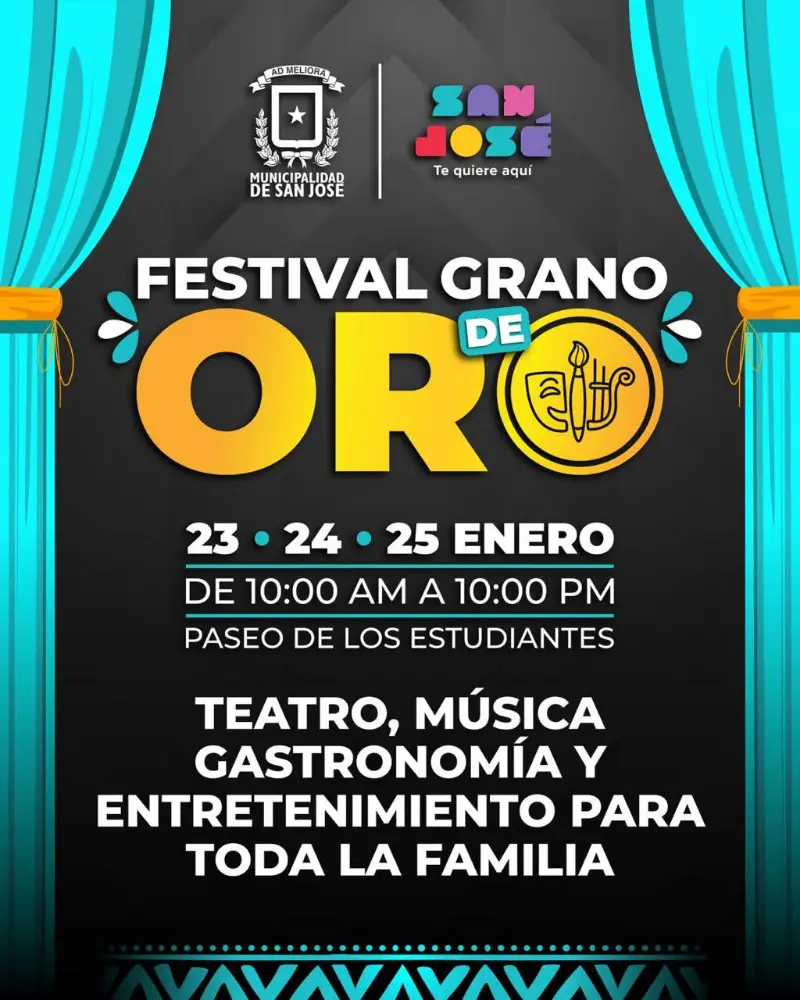 Que hacer hoy en Costa Rica: Evento cultural y gastronómico con competencias de teatro, música, futbolín y la mejor empanada.