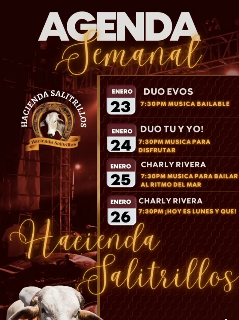 Que hacer hoy en Costa Rica: Serie de presentaciones musicales en vivo que incluyen música bailable y música para disfrutar durante el fin de semana.