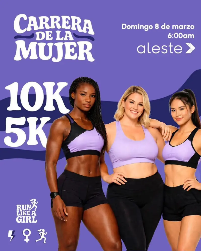 Que hacer hoy en Costa Rica: Carrera conmemorativa del Día Internacional de la Mujer con distancias de 5k y 10k en un ambiente de empoderamiento y deporte.