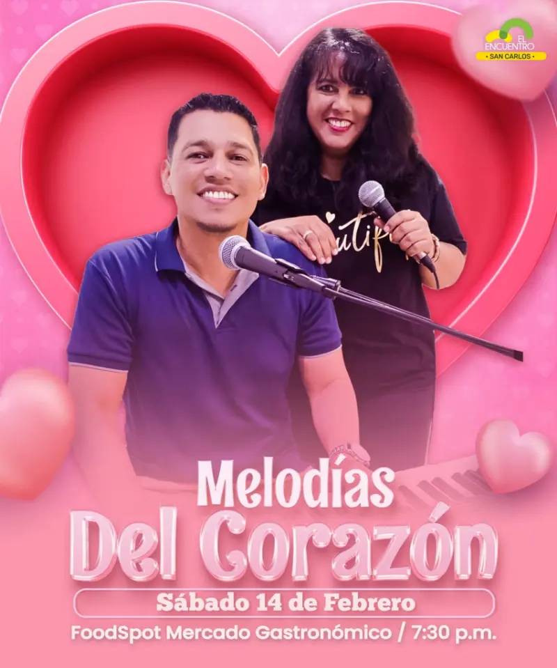 Que hacer hoy en Costa Rica: Noche romántica con música en vivo para celebrar el Día de San Valentín en un ambiente gastronómico.