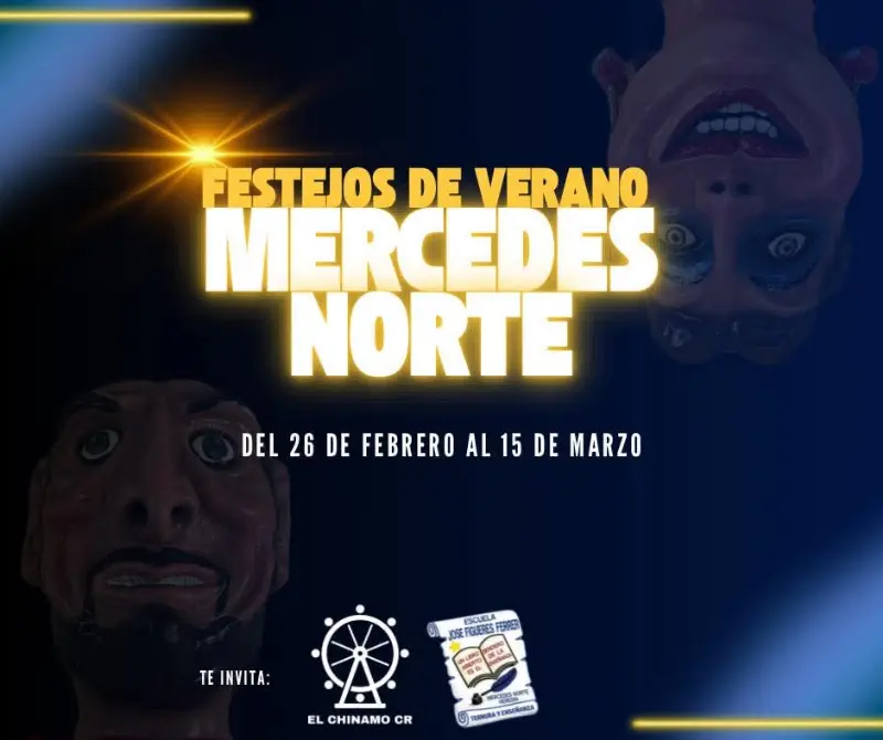 Que hacer hoy en Costa Rica: Tradicionales fiestas comunales con juegos mecánicos, actividades culturales y entretenimiento familiar.