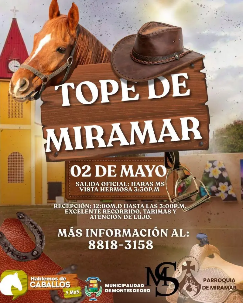 Que hacer hoy en Costa Rica: Tradicional evento ecuestre con recepción, recorrido por la comunidad y atención de lujo para los caballistas.