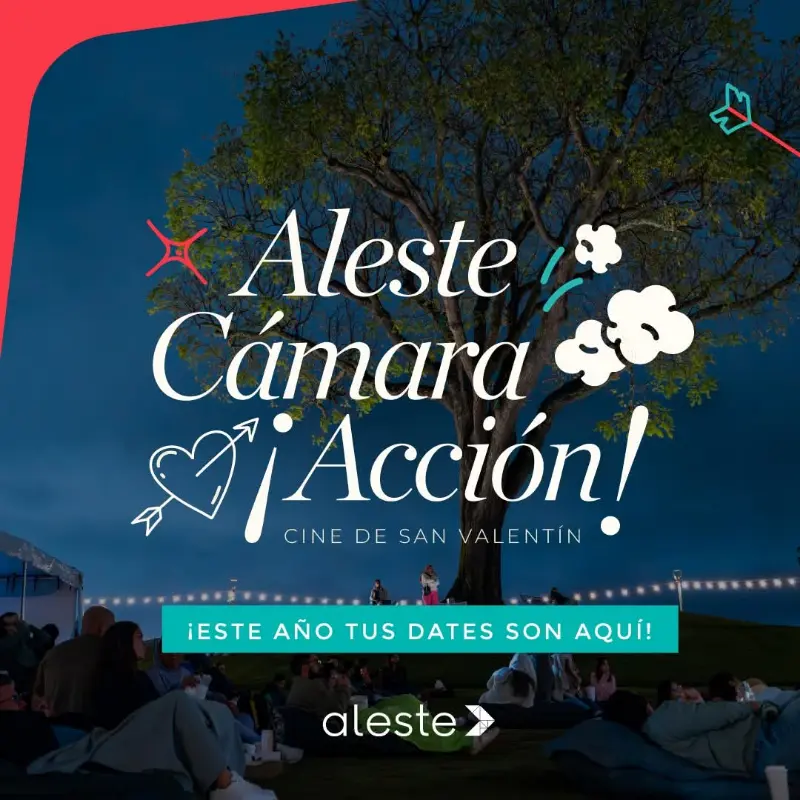 Que hacer hoy en Costa Rica: Ciclo de cine romántico al aire libre en el parque para celebrar el mes del amor y la amistad.