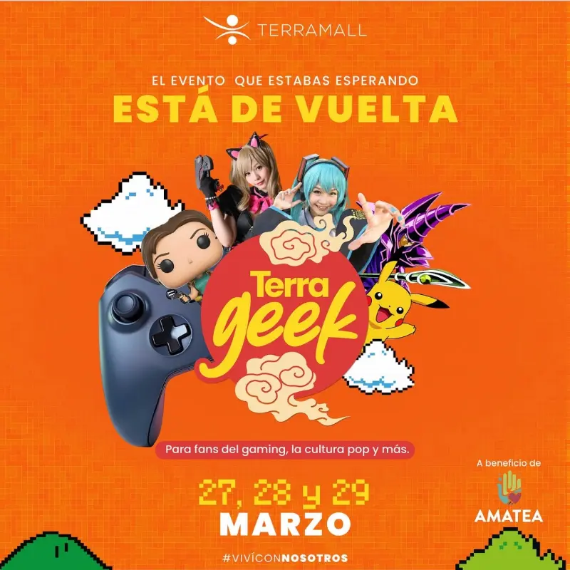 Viví Terra Geek, el evento de gaming, cosplay y cultura pop con actividades para fans de todo lo geek.