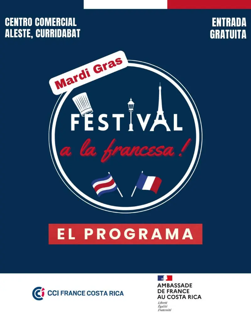 Celebrá el Mardi Gras Festival a la Francesa con talleres, música en vivo, gastronomía y actividades culturales para toda la familia.
