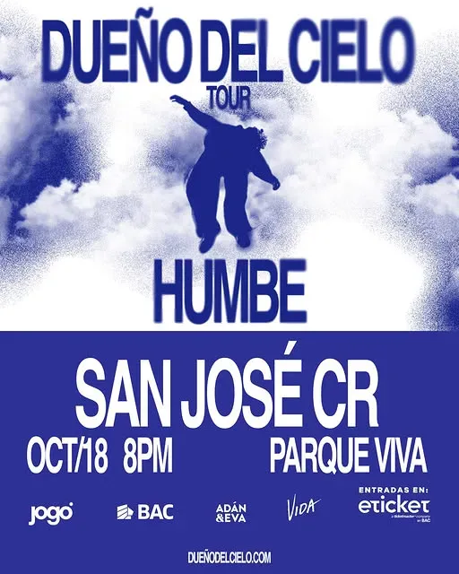 Disfruta de una noche mágica con Humbe en San José. ¡No te lo pierdas!