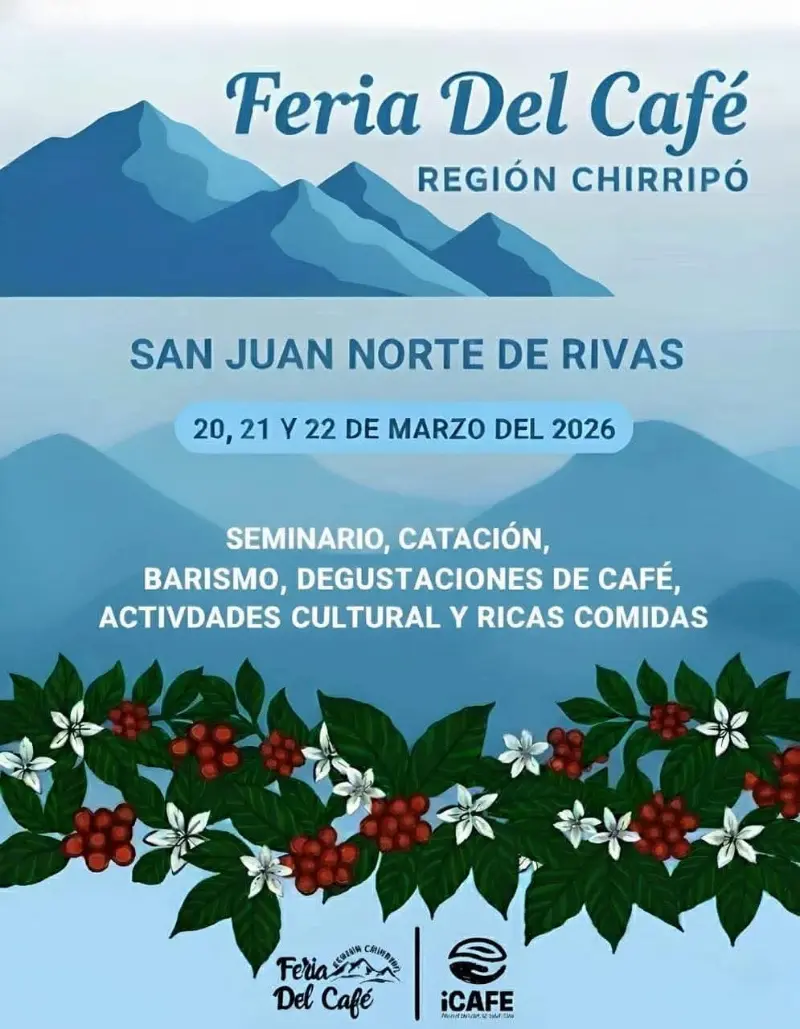 Feria del café con actividades culturales, degustaciones, música en vivo y gastronomía en Pérez Zeledón.