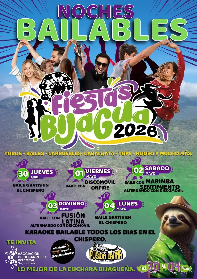 Que hacer hoy en Costa Rica: Disfrutá de noches llenas de música, baile y entretenimiento en Bijagua.