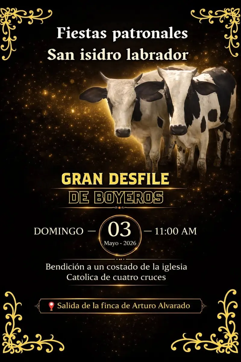 Que hacer hoy en Costa Rica: Disfrutá del tradicional desfile de boyeros en las fiestas patronales de San Isidro Labrador.