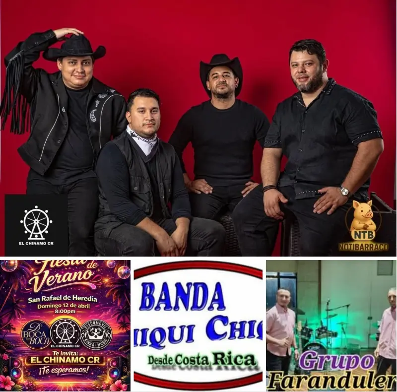 Que hacer hoy en Costa Rica: Disfrutá de música en vivo y noches bailables durante abril en San Rafael de Heredia.