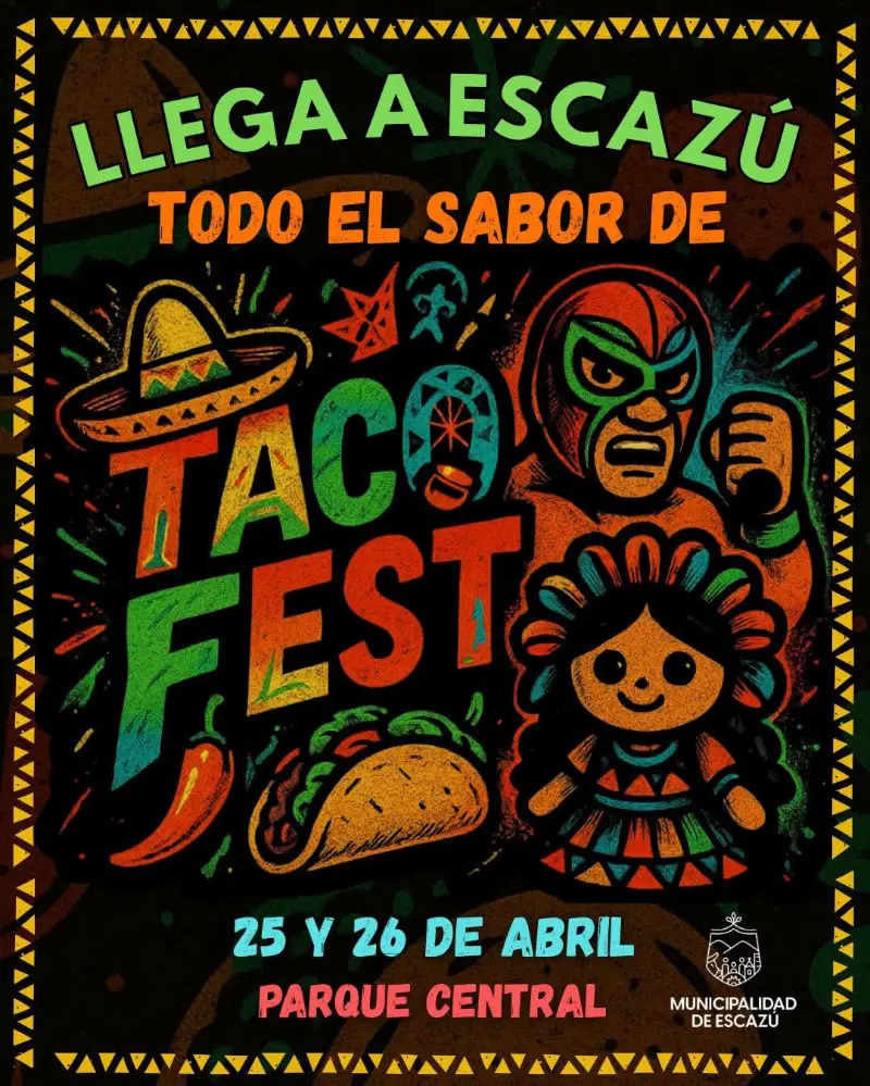 Que hacer hoy en Costa Rica: Festival gastronómico con tacos, música en vivo y actividades para toda la familia en Escazú.