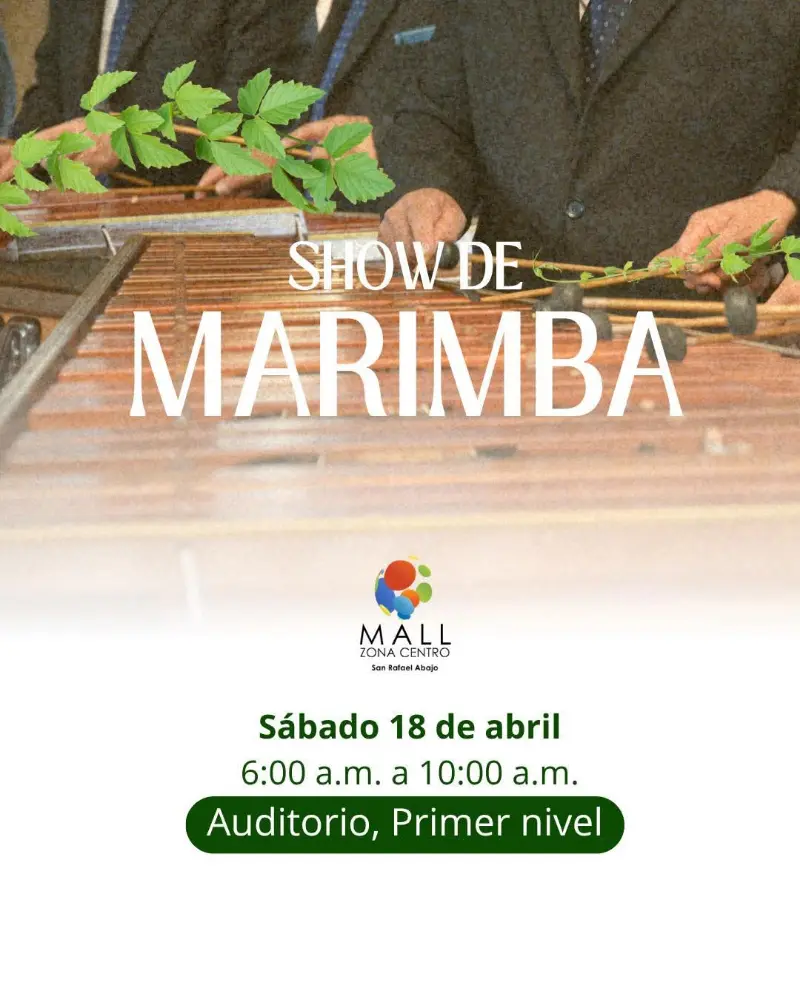 Que hacer hoy en Costa Rica: Disfrutá de marimba en vivo junto a feria de emprendedoras y mercadito campesino.