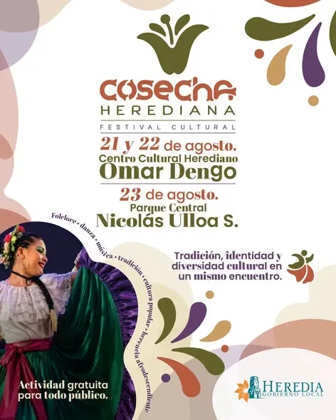 Un encuentro lleno de tradición, folclore y música en vivo en Heredia. Actividad gratuita para toda la familia.