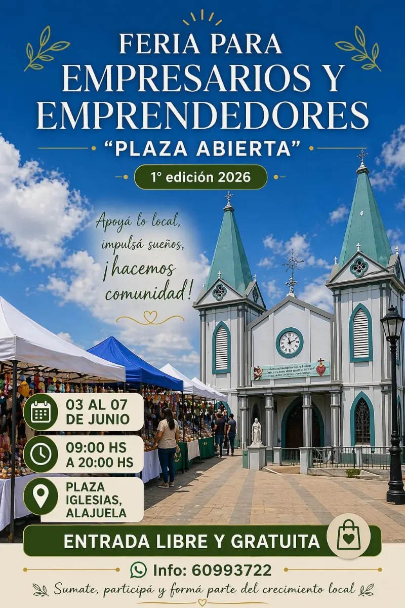 Apoyá lo local en esta feria con emprendimientos y actividades en Plaza Iglesias.