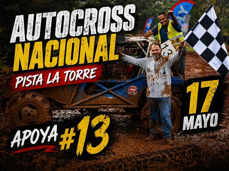 Que hacer hoy en Costa Rica: Viví la adrenalina del autocross con carreras llenas de barro y emoción.