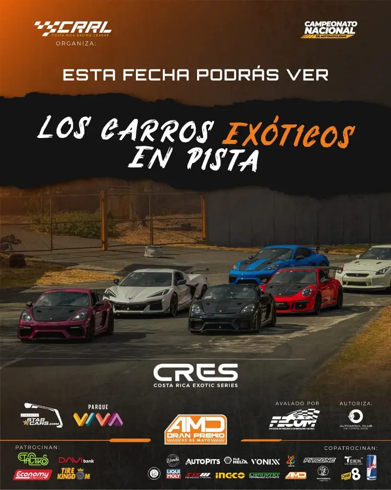 Los autos más exclusivos llegan a Parque Viva para una jornada llena de velocidad y adrenalina.