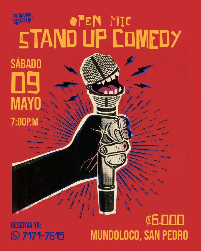 Disfrutá una noche de comedia en vivo con Open Mic de stand up en Mundoloco.