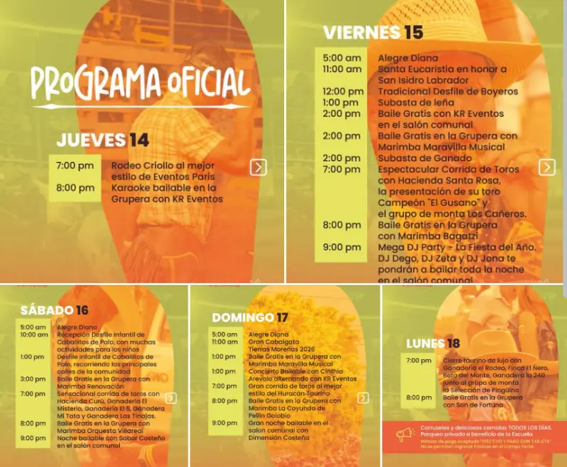 Que hacer hoy en Costa Rica: Disfrutá rodeos, corridas de toros, bailes y actividades tradicionales durante las Fiestas de Tilarán 2026.