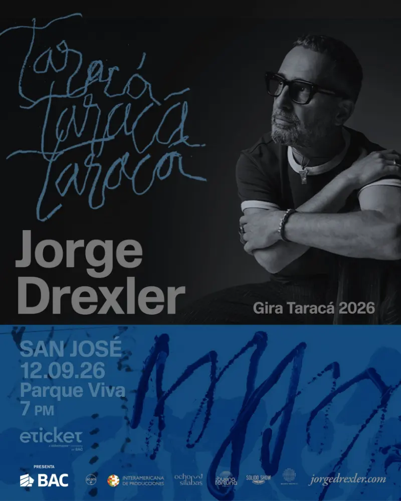 Que hacer hoy en Costa Rica: Jorge Drexler regresa a Costa Rica con su gira Taracá 2026 para una noche llena de música y grandes éxitos.