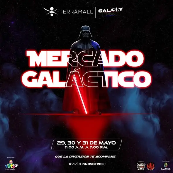 Que hacer hoy en Costa Rica: Evento temático para fanáticos de la ciencia ficción con emprendedores, coleccionables, accesorios y artículos inspirados en el universo galáctico durante el Galaxy Fest en Terramall.