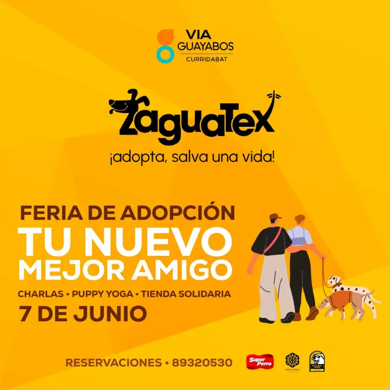 Que hacer hoy en Costa Rica: Una jornada especial de adopción responsable con feria de mascotas, puppy yoga, charlas caninas, tienda solidaria y actividades para toda la familia.