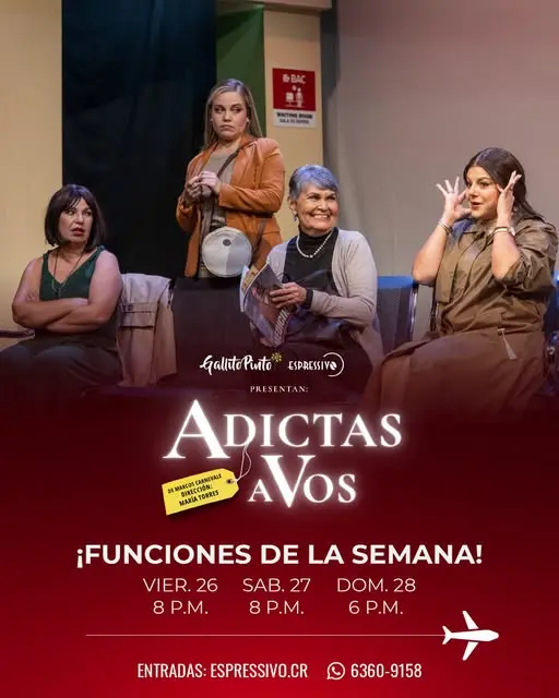 Que hacer hoy en Costa Rica: Disfruta una divertida comedia que ha conquistado al público con situaciones cotidianas, humor inteligente y personajes con los que muchos se sentirán identificados.