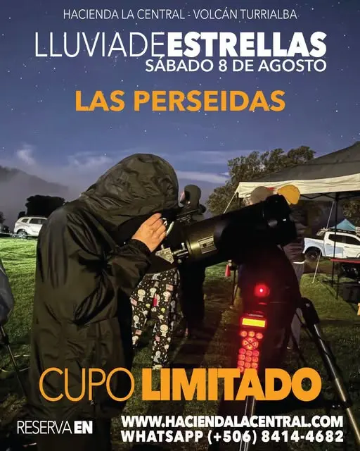 Que hacer hoy en Costa Rica: Viví una noche de astronomía, camping y degustación de vinos a los pies del Volcán Turrialba.
