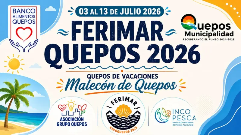 Que hacer hoy en Costa Rica: Diez días de ferias, torneos de pesca, música, comidas y diversión para toda la familia en el Malecón de Quepos.