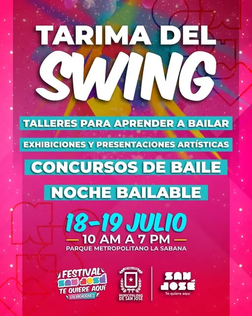 Que hacer hoy en Costa Rica: Talleres de baile, concursos, exhibiciones y noche bailable en el Parque Metropolitano La Sabana.
