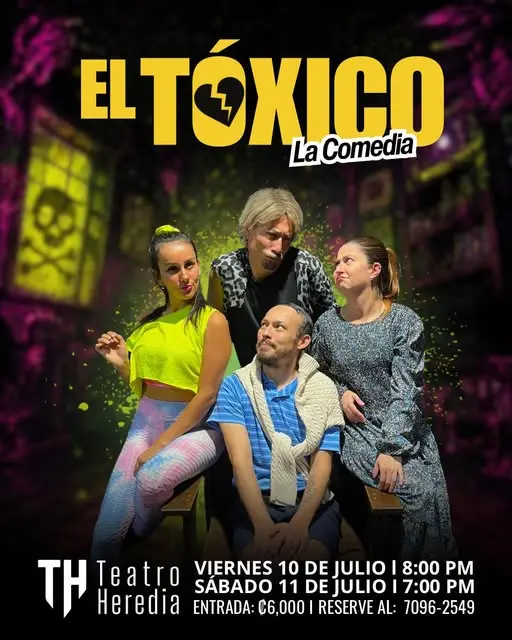 Que hacer hoy en Costa Rica: Reíte a carcajadas con esta comedia para todo público sobre el amor tóxico y los consejos que nadie pidió.