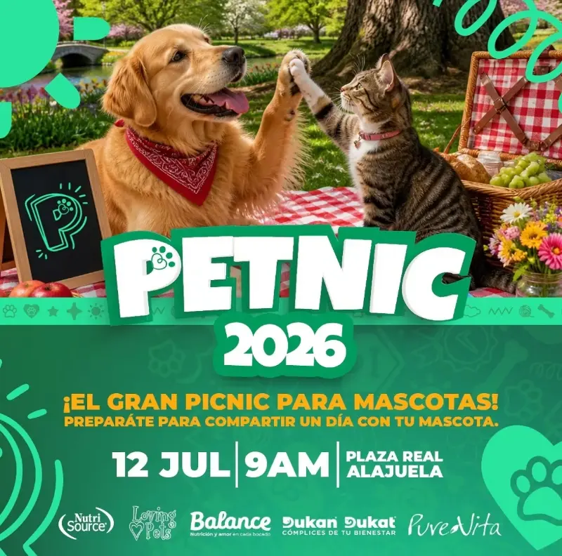 Que hacer hoy en Costa Rica: Compartí un día especial con tu mascota en un picnic lleno de diversión, juegos y actividades.