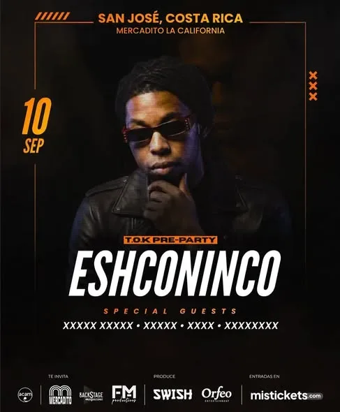 Disfruta de una noche de dancehall con Eshconinco y sus ritmos contagiosos en uno de los mejores lugares de Costa Rica.