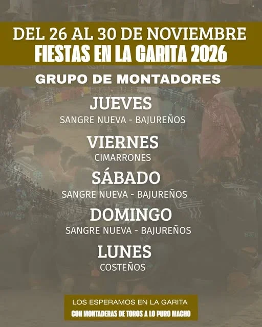 Fiestas en La Garita 2026