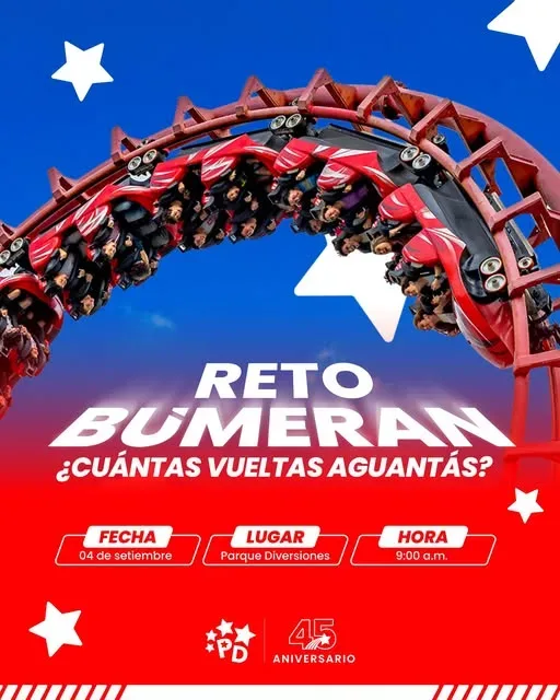 Vení a la gran reapertura de Búmeran y poné a prueba tu resistencia en este emocionante reto.