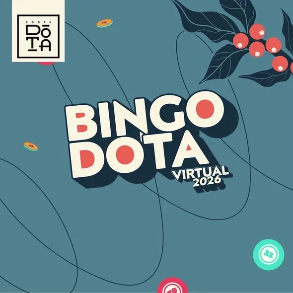 Celebra el 66 aniversario de Coopedota con un bingo virtual lleno de premios y diversión desde Santa María de Dota.