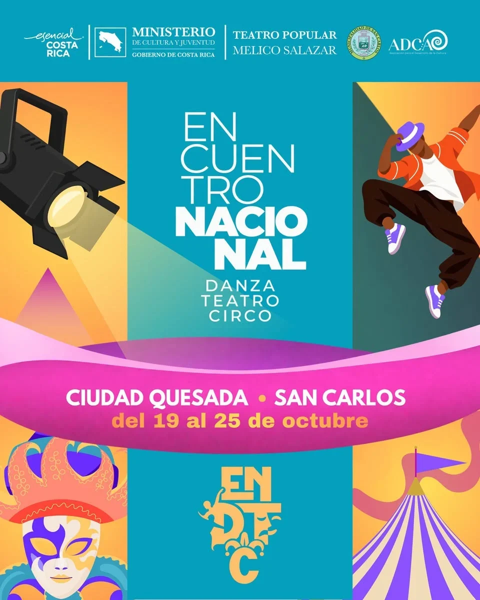 IV edición en Ciudad Quesada (San Carlos) con talleres, espectáculos y actividades gratuitas de danza, teatro y circo para la comunidad.