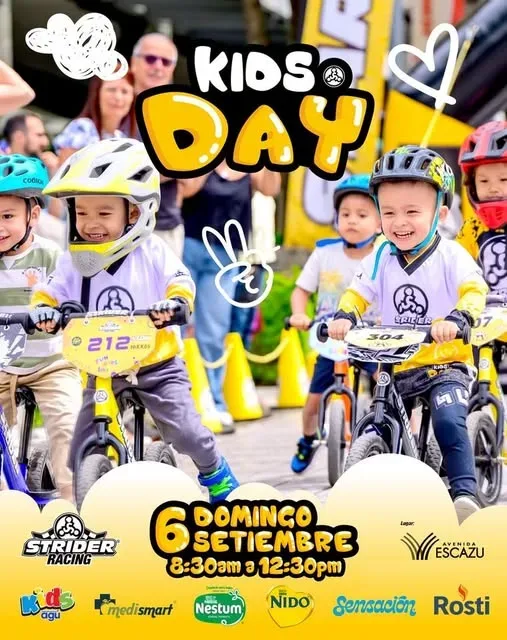 Celebra el Día de los Niños con emocionantes carreras y actividades para los más pequeños en Avenida Escazú.