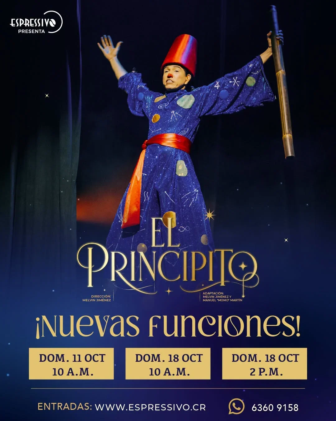 Funciones de teatro con circo contemporáneo para toda la familia en octubre.