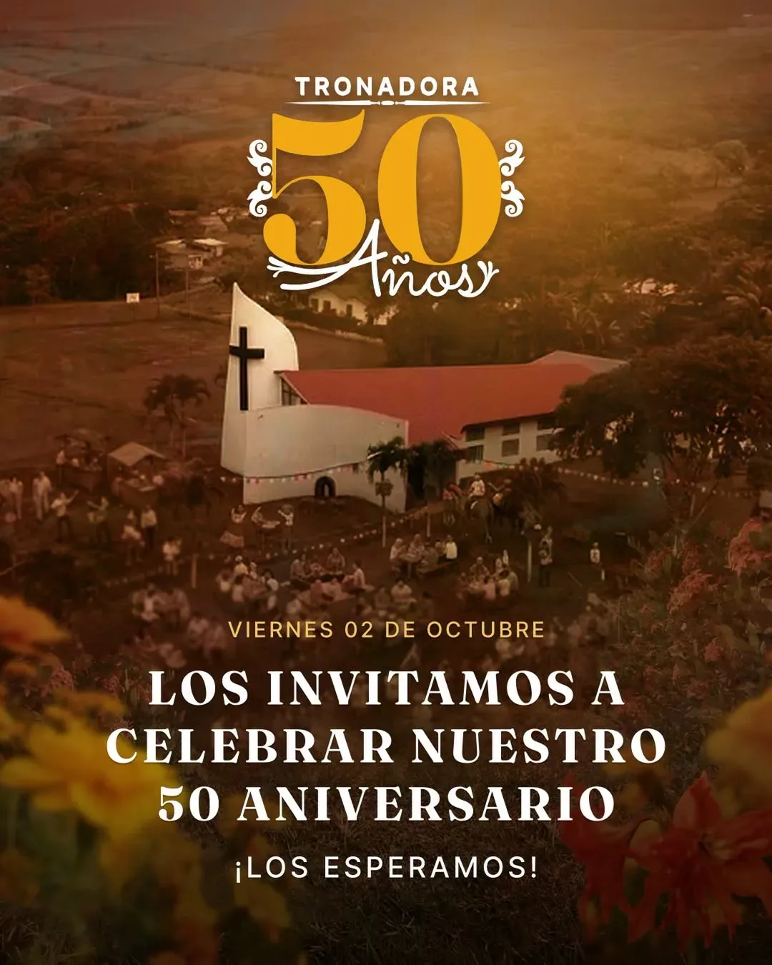 Celebra el 50 aniversario de Tronadora con comida, toros, cabalgata y bailes del 02 al 04 de octubre.